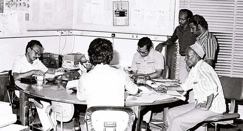 تأسيس «إذاعة عجمان» من قبل راشد عبد الله بن حمضة العليلي، واستمرت حتى 1965، وصدور مجلة «الديار» التي استمرت حتى 1963، وشارك في إصدارها حميد بن ناصر العويس وآخرون.